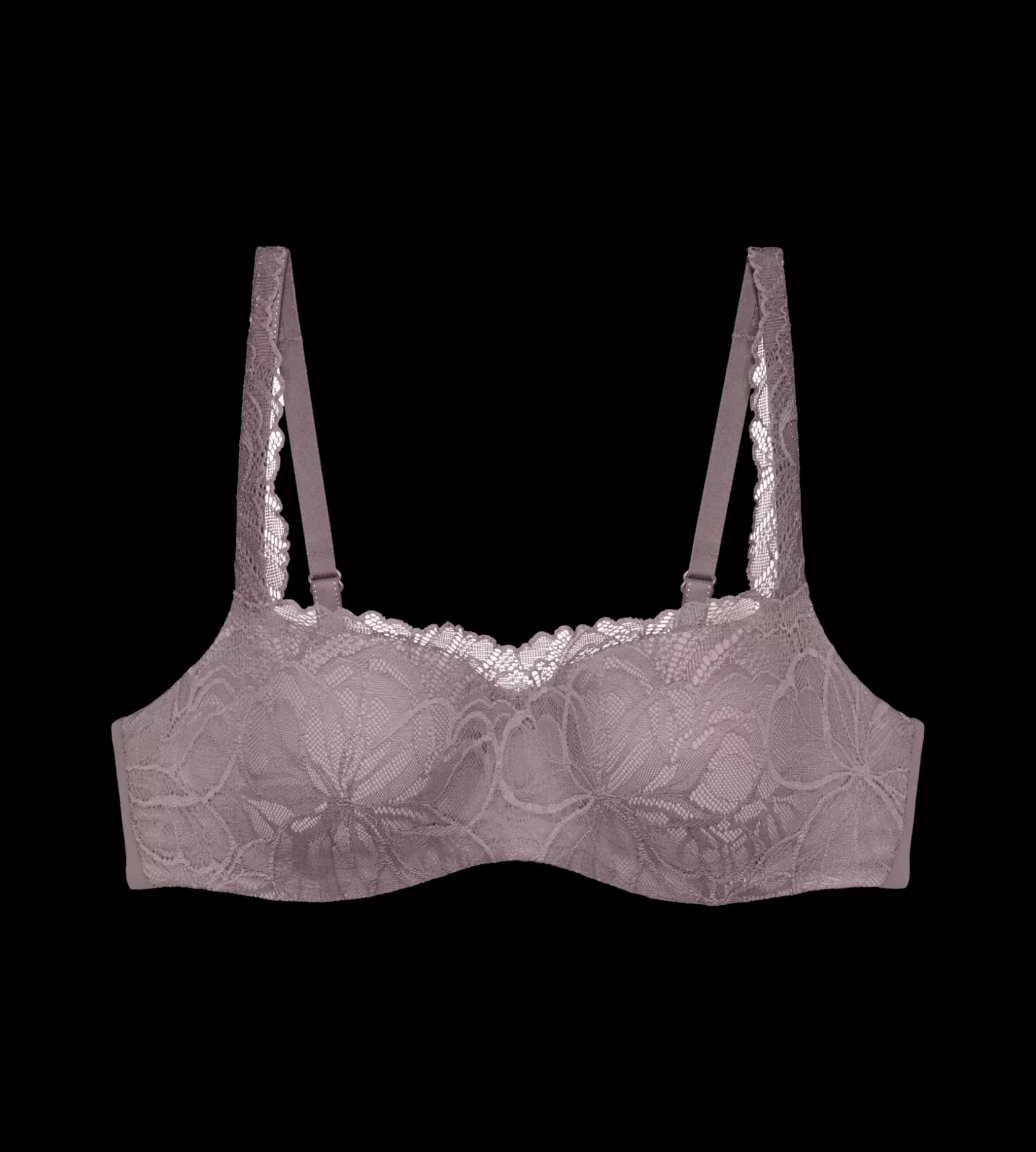 Bøjle-bh'er | Bh'er Med Indløg>Triumph BODY MAKE-UP ILLUSION LACE PigeonGrey