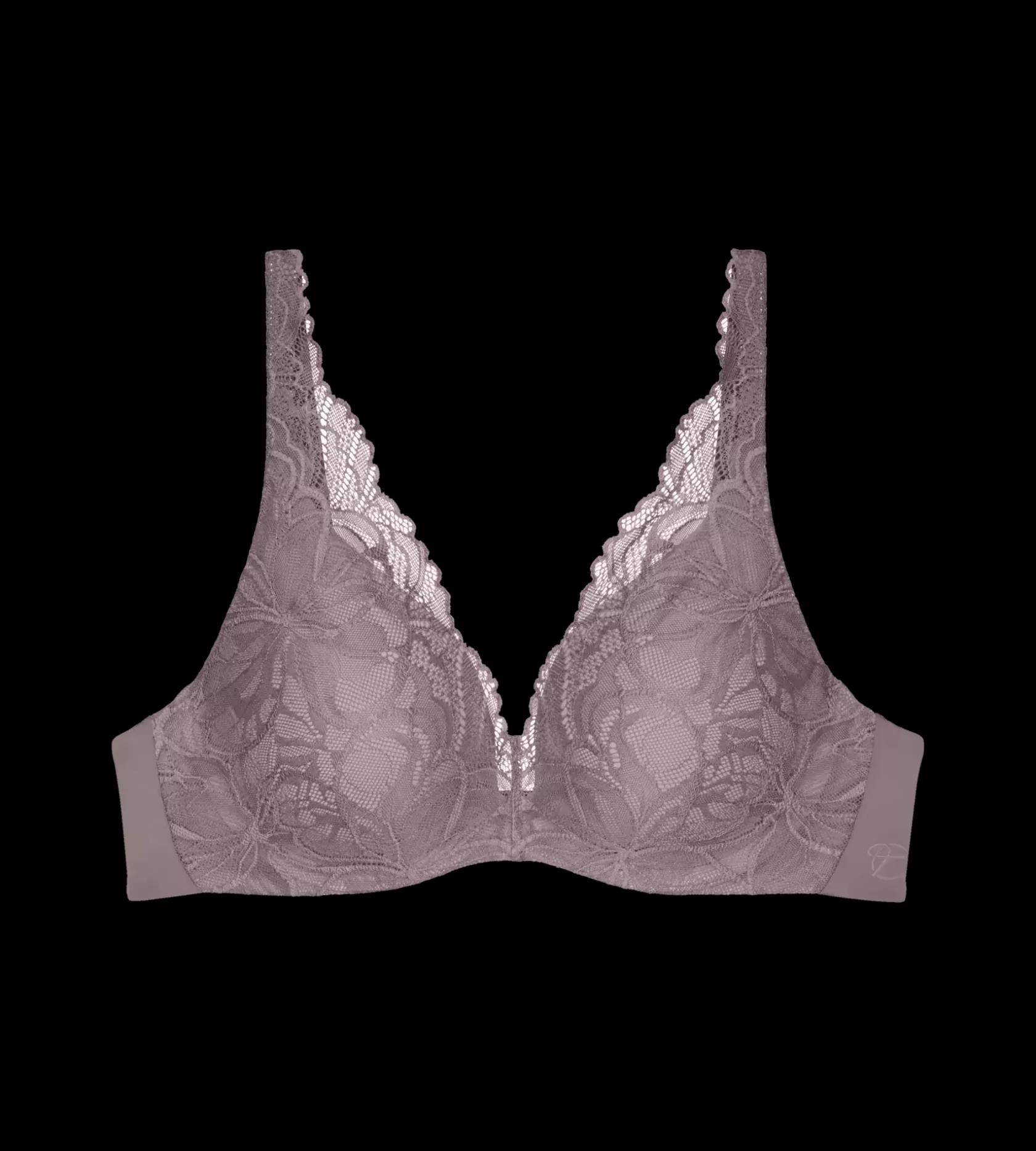 Bøjle-bh'er | Bh'er Med Indløg>Triumph BODY MAKE-UP ILLUSION LACE PigeonGrey