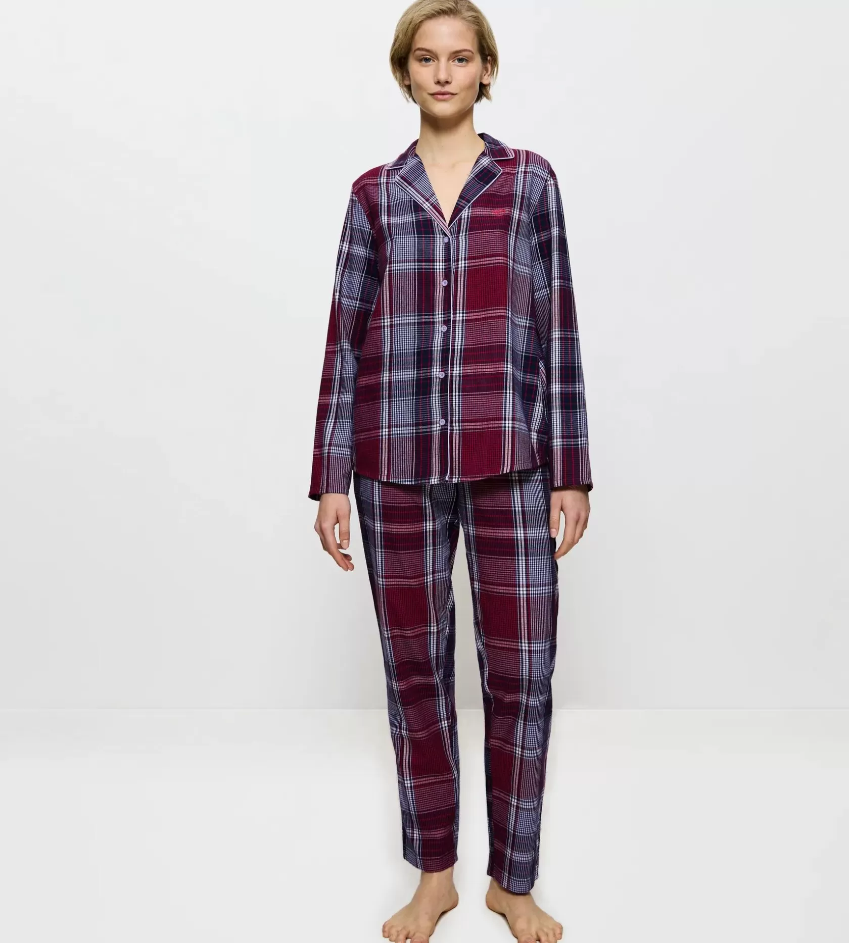 Pyjamas | Sæt>Triumph BOYFRIEND Red-DarkCombination