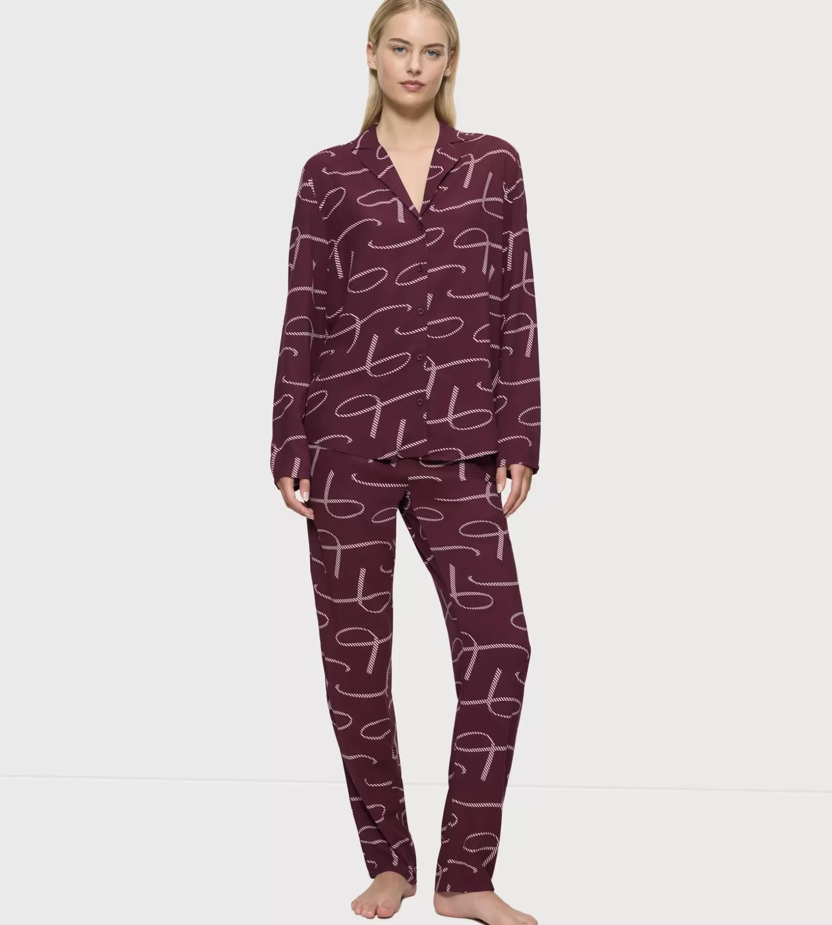 Pyjamas | Sæt>Triumph BOYFRIEND FIT Red-Lightcombination