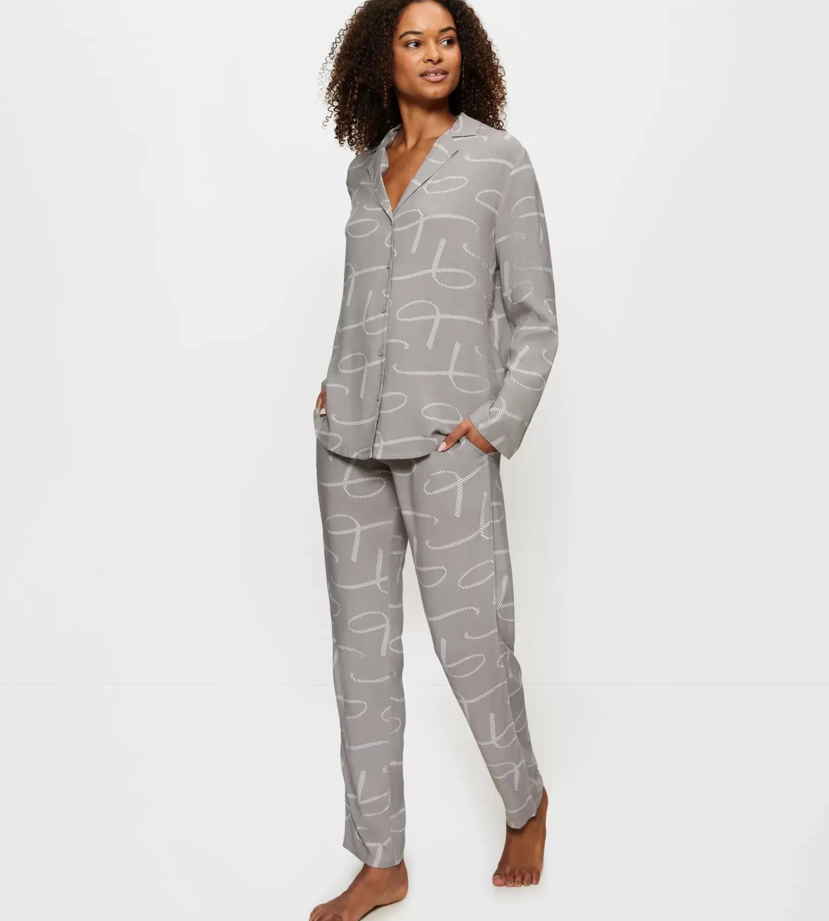 Pyjamas | Sæt>Triumph BOYFRIEND FIT GreyCombination