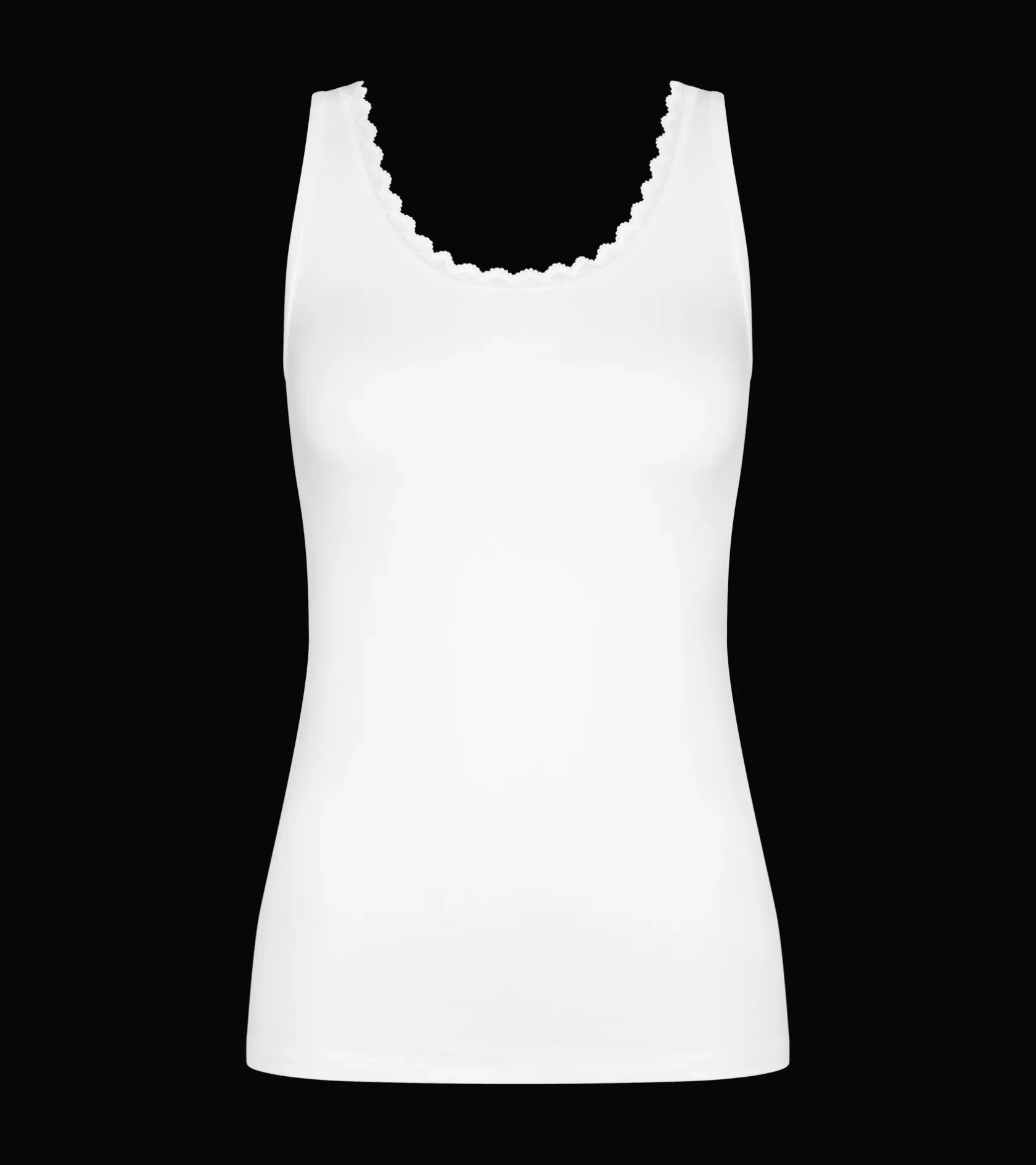 Top>Triumph FEEL OF COTTON White