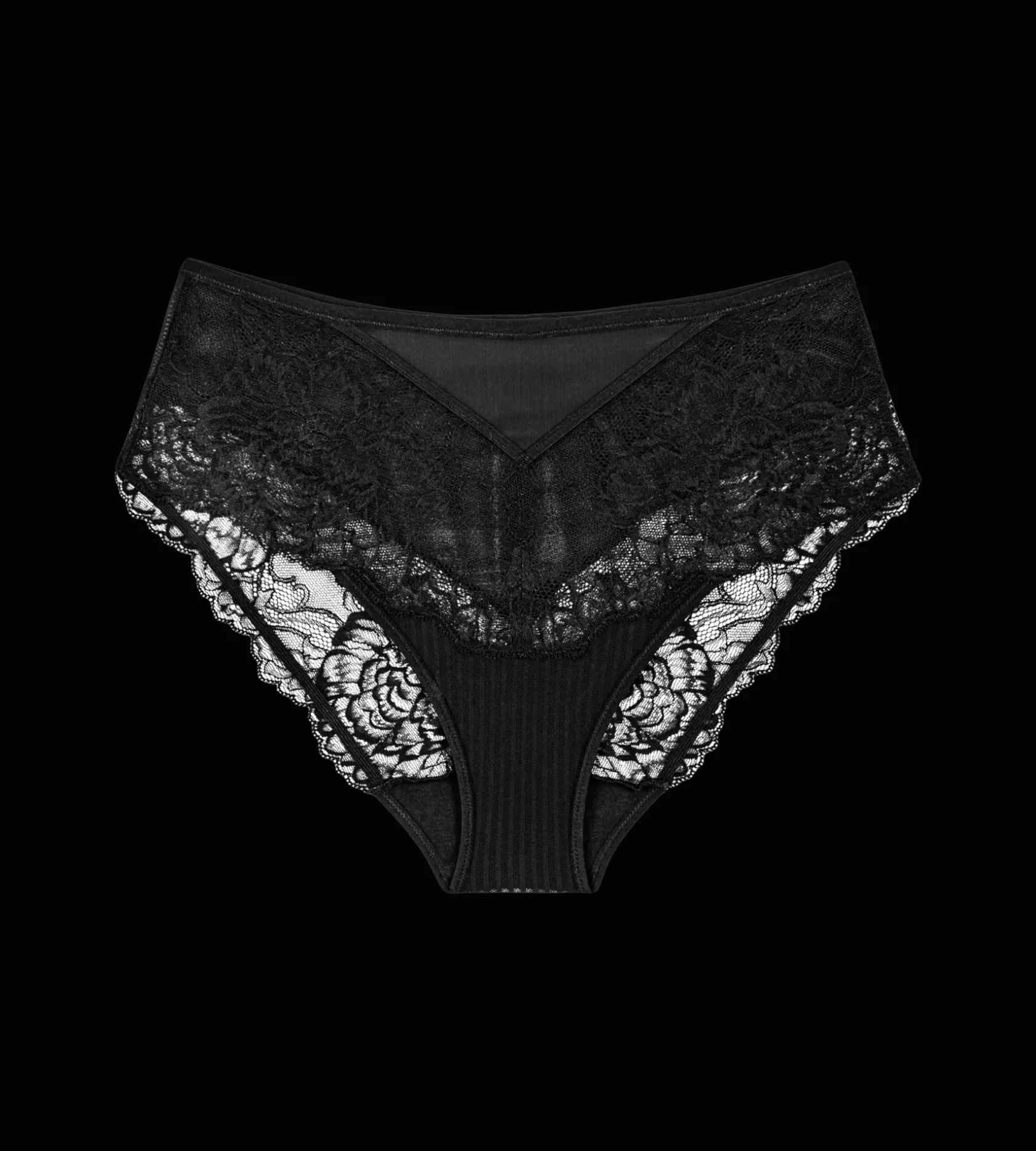 Maxi Trusse | Hofteholdere>Triumph PEONY FLORALE Black