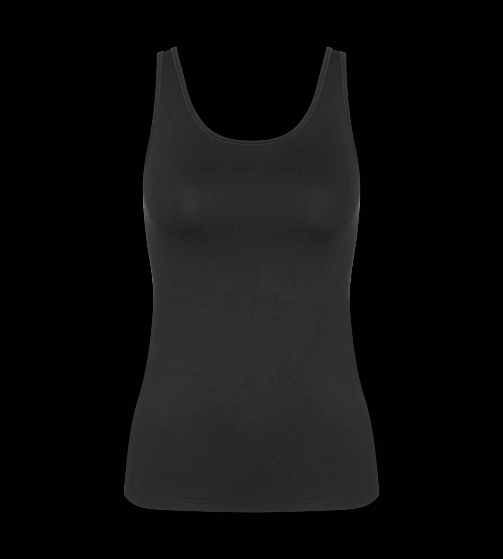 Top>Triumph SENSE OF COTTON Black