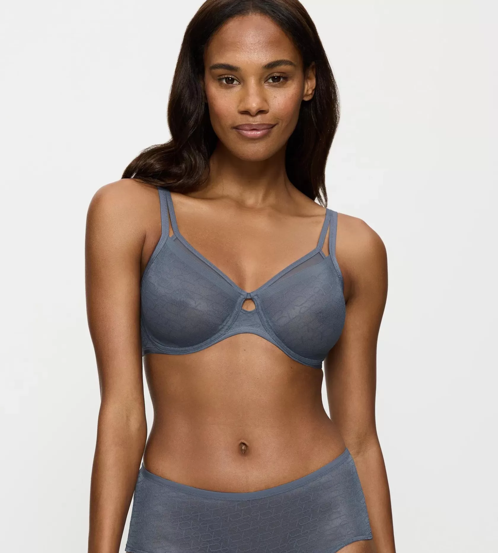 Minimizer-bh'er | Fuld Cup Bh>Triumph SIGNATURE SHEER CloudyBlue